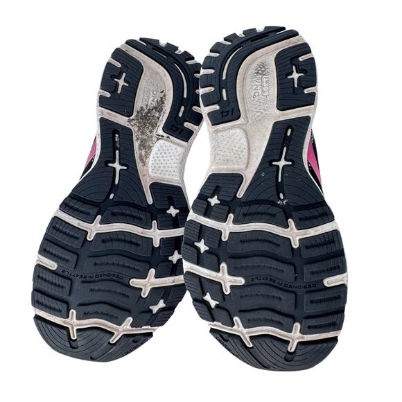 Brooks Ghost 14 Sneaker Running Shoes Women's‎ 7 Black Cushioned  Lace Up - Picture 10 of 11